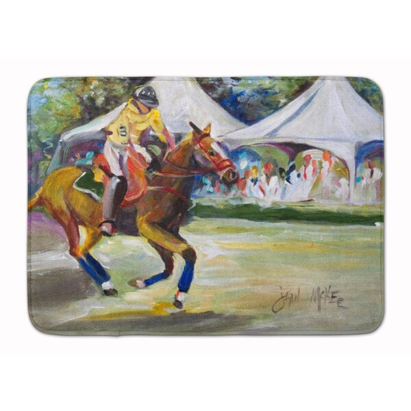 Carolines Treasures Polo at the Point Machine Washable Memory Foam Mat JMK1008RUG - main